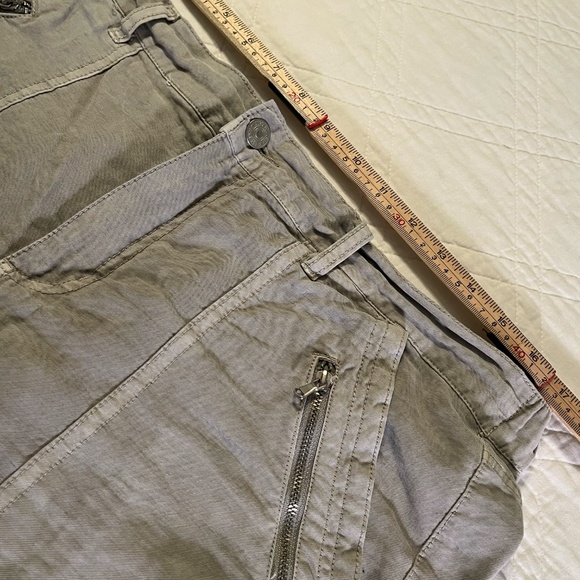 Just Jeans Womens Jogger Pants 14 Grey Relaxed Mid Rise Ankle Length Viscose LG - Picture 9 of 10